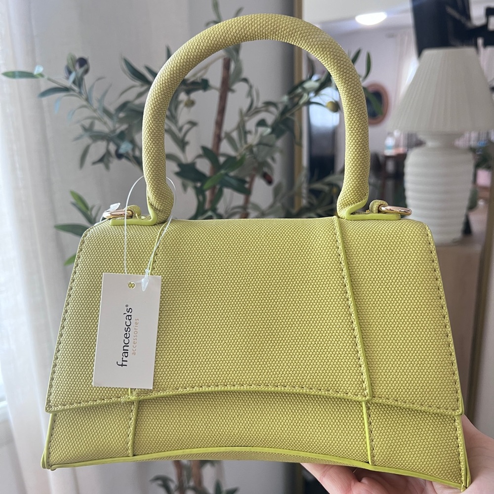 Francesca's Collections Lime Mini Bag NWT